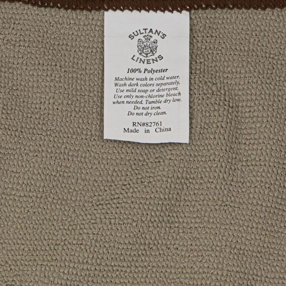 Sultan's Linens 7-Piece Kitchen Cleaning Towel, Dishcloth and Sponge Set Brown - Picture 7 of 7
